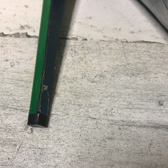 Scene Green Bright Bold Peep Toe Colorful 6 Inch Heel Size Ten - Picture 7 of 8